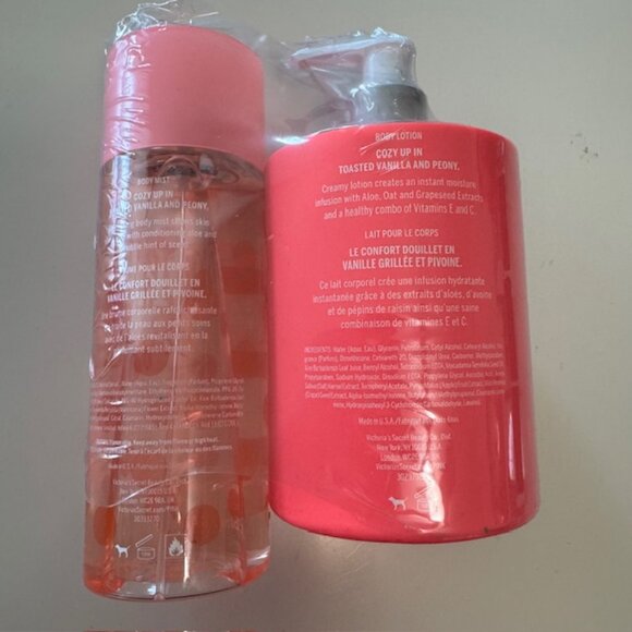 NEW Sealed Y2K Rare Victoria's Secret PINK Warm & Cozy Lotion/Body Mist Set - Picture 2 of 4
